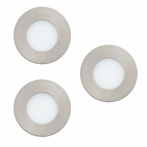 EGLO connect Fueva-C spot 3 x 3 W RGBW nickel| Spots Encastrés Led|Luminaires Led D'Intérieur