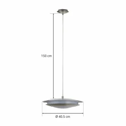 EGLO connect Moneva-C suspension LED nickel Ø 40,5| Suspensions Led|Suspensions