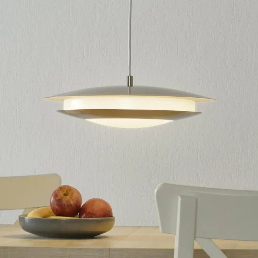 EGLO connect Moneva-C suspension LED nickel Ø 40,5| Suspensions Led|Suspensions