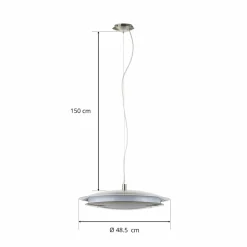 EGLO connect Moneva-C suspension LED nickel Ø 48,5| Suspensions Led|Suspensions