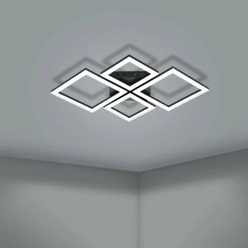 EGLO connect Paranday-Z plafonnier LED x4, 63 cm| Plafonniers Led|Plafonniers