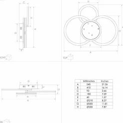 EGLO connect Parrapos-Z plafonnier LED, à 3 lampes| Plafonniers Led|Plafonniers