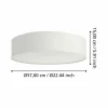 EGLO connect Romao-Z plafonnier LED, Ø57 cm, blanc| Plafonniers Led|Plafonniers