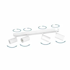 EGLO connect Telimbela-Z spot plafond x4, blanc| Spots Et Projecteurs Led|Spots