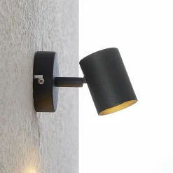 ELC Binola spot en noir, à 1 lampe| Spots Et Projecteurs Led|Spots