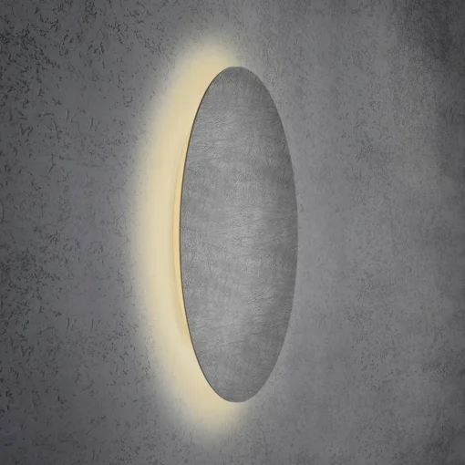 Escale Blade applique LED, aspect béton, Ø 79 cm| Appliques Murales Led|Appliques Murales