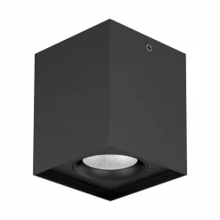 EVN Kardanus plafonnier LED, 9x9 cm, noir| Plafonniers Led|Plafonniers