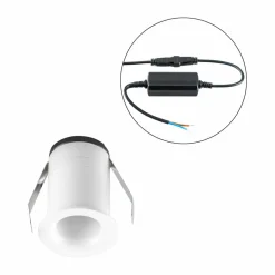 EVN Noblendo LED plafonnier encastré blanc Ø 3,5 cm| Spots Encastrés Led|Luminaires Led D'Intérieur