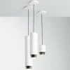 Fabbian Claque suspension LED 20 cm blanc| Suspensions Led|Suspensions