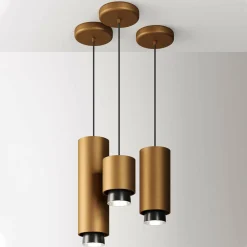 Fabbian Claque suspension LED 20 cm bronze| Suspensions Led|Suspensions