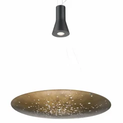 Fabbian Lens suspension LED Ø 90 cm bronze| Suspensions Led|Suspensions