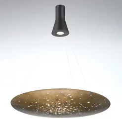 Fabbian Lens suspension LED Ø 90 cm bronze| Suspensions Led|Suspensions