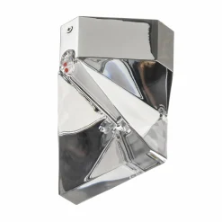 Fabbian Tripla - plafonnier LED en cristal, alu| Plafonniers Led|Plafonniers