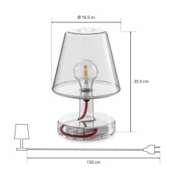 Fatboy Transloetje lampe à poser LED, transparent| Lampes À Poser Led|Lampes À Poser Et Lampes De Table