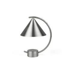 ferm LIVING lampe de table LED rechargeable Meridian, acier, intensité| Lampes À Poser Led|Lampes À Poser Et Lampes De Table