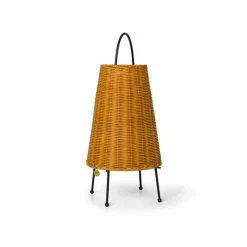 ferm LIVING Lampe de table LED rechargeable Porti Braided, rotin,| Lampes À Poser Led|Lampes À Poser Et Lampes De Table
