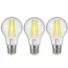 Arcchio Filament LED E27 5 W 2 700 K 1 060 lm clair x3| Ampoules Filament|Ampoules Filament