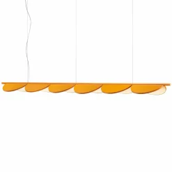 FLOS Almendra Linear Suspension LED 6fl, ocre| Suspensions Led|Suspensions