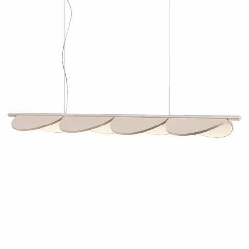 FLOS Almendra Linear suspension LED x4, rose| Suspensions Led|Suspensions