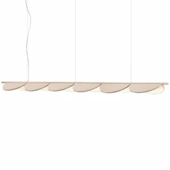 FLOS Almendra Linear Suspension LED 6fl, rose| Suspensions Led|Suspensions