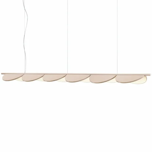 FLOS Almendra Linear Suspension LED 6fl, rose| Suspensions Led|Suspensions