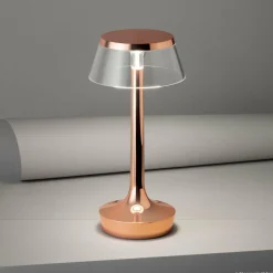 FLOS Bon Jour unplugged lampe à poser LED, cuivrée| Lampes À Poser Led|Lampes À Poser Et Lampes De Table
