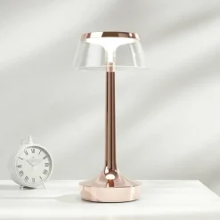 FLOS Bon Jour unplugged lampe à poser LED, cuivrée| Lampes À Poser Led|Lampes À Poser Et Lampes De Table