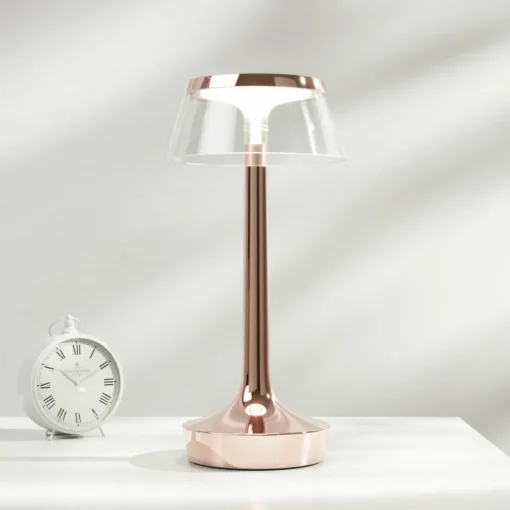 FLOS Bon Jour unplugged lampe à poser LED, cuivrée| Lampes À Poser Led|Lampes À Poser Et Lampes De Table