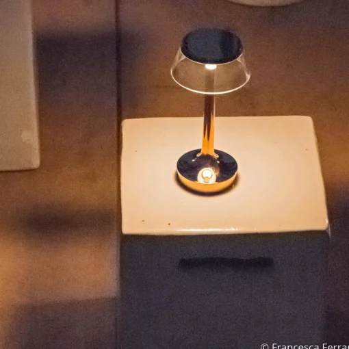 FLOS Bon Jour unplugged lampe à poser LED, cuivrée| Lampes À Poser Led|Lampes À Poser Et Lampes De Table