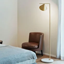FLOS Captain Flint lampadaire LED, laiton| Lampadaires Led|Lampadaires