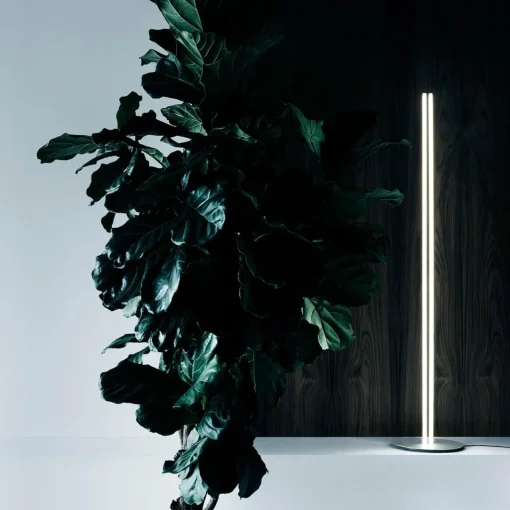 FLOS Coordinates Floor lampadaire LED argenté lune| Lampadaires Led|Lampadaires
