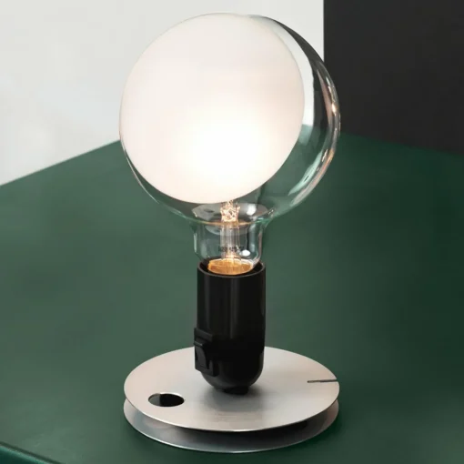 FLOS Lampadina lampe à poser LED, noire| Lampes À Poser Led|Lampes À Poser Et Lampes De Table