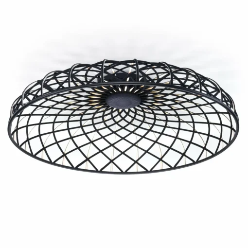 FLOS Plafonnier LED Skynest anthracite Ø 90,4 cm plastique| Plafonniers Led|Plafonniers