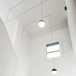 FLOS String light suspension, câble 12 m, sphère| Suspensions Led|Suspensions