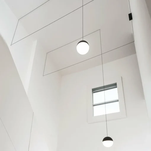 FLOS String light suspension, câble 12 m, sphère| Suspensions Led|Suspensions