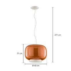 Foscarini Chouchin 1 suspension LED, orange| Suspensions Led|Suspensions