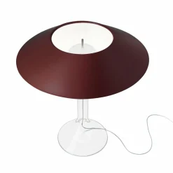 Foscarini lampe de table LED Chapeaux M, rouge foncé| Lampes À Poser Led|Lampes À Poser Et Lampes De Table