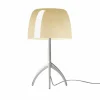 Foscarini Lumiere piccola alu/crème dimmable| Lampes À Poser Led|Lampes À Poser Et Lampes De Table