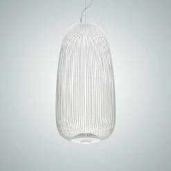 Foscarini Spokes 1 suspension LED dimmable blanche| Suspensions Led|Suspensions