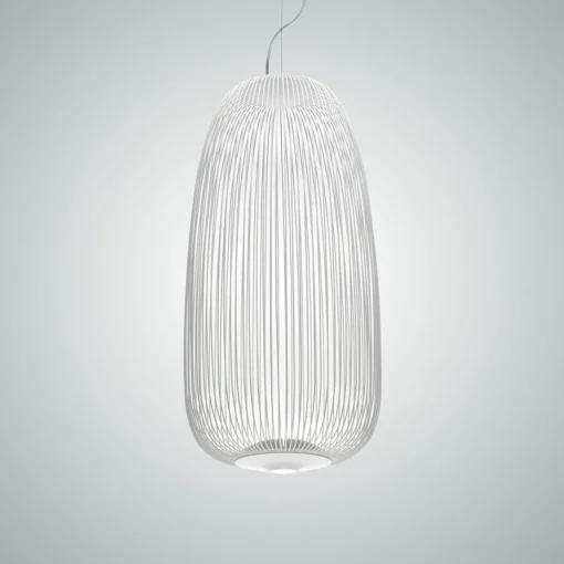 Foscarini Spokes 1 suspension LED dimmable blanche| Suspensions Led|Suspensions