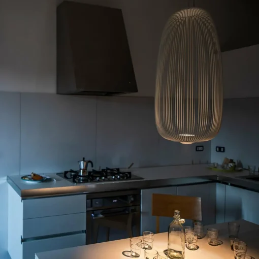 Foscarini Spokes 1 suspension LED dimmable blanche| Suspensions Led|Suspensions