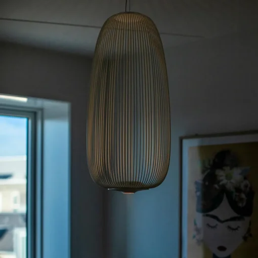 Foscarini Spokes 1 suspension LED dimmable blanche| Suspensions Led|Suspensions