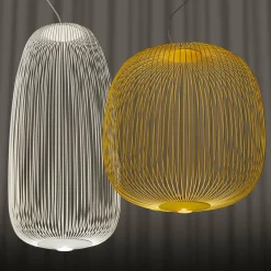 Foscarini Spokes 1 suspension LED dimmable blanche| Suspensions Led|Suspensions