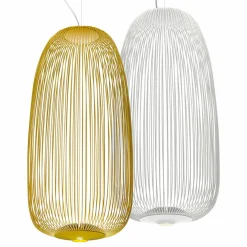 Foscarini Spokes 1 suspension LED dimmable blanche| Suspensions Led|Suspensions