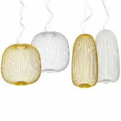 Foscarini Spokes 1 suspension LED dimmable blanche| Suspensions Led|Suspensions