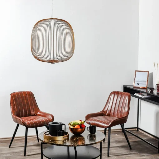 Foscarini Spokes 2 suspension LED dimmable cuivrée| Suspensions Led|Suspensions