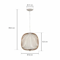 Foscarini Spokes 2 suspension LED dimmable cuivrée| Suspensions Led|Suspensions