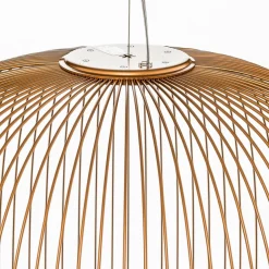 Foscarini Spokes 2 suspension LED dimmable cuivrée| Suspensions Led|Suspensions