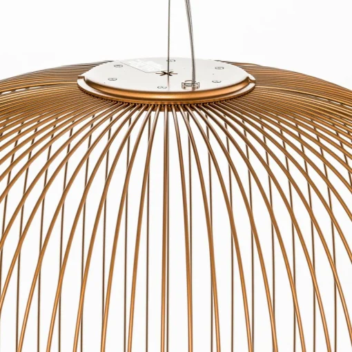 Foscarini Spokes 2 suspension LED dimmable cuivrée| Suspensions Led|Suspensions