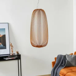 Foscarini Spokes 1 suspension LED dimmable cuivrée| Suspensions Led|Suspensions